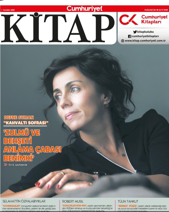 Cumhuriyet Gazetesi Kitap Eki'ndeki Kahvaltı Sofrası röportajı – İnsanlık Hâlİ